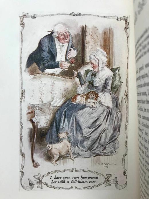 约20世纪早期 华盛顿·欧文《布雷斯布里奇山庄的圣诞节》 C.E.布洛克15幅彩色插图 漆布精装32开 商品图9