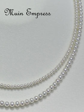 优选丨澳白色正圆贝珠项链组合 多种规格可选
