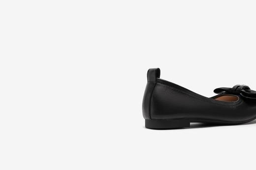 伊伴秋季低跟蝴蝶结设计感休闲单鞋B23433925 商品图3