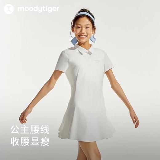【24年夏新品】【高尔夫系列】moodytiger女童运动polo连衣裙24年春季新款41211903 商品图2