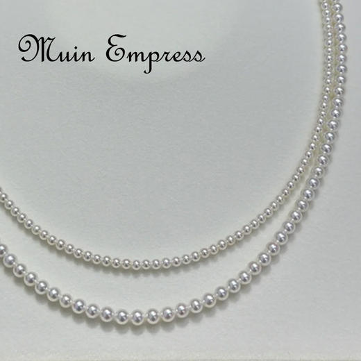 优选丨澳白色正圆贝珠项链组合 多种规格可选 商品图1