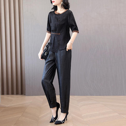 WY9544贵夫人妈妈套装女新款品牌喜婆婆婚宴礼服中老年 商品图2