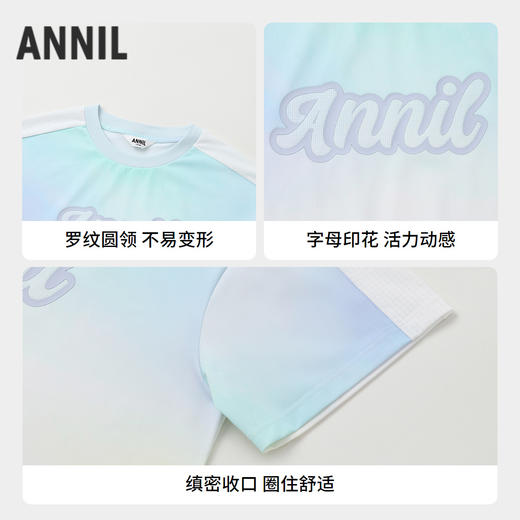 女童冰感防晒短袖T恤夏季新款安奈儿童装实体店同款AG421786 商品图2