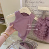 【韩系甜美tutu公主裙2件套】女童夏季套装女宝宝紫色背心上衣可爱蛋糕裙tutu裙洋气女宝宝夏 商品缩略图2