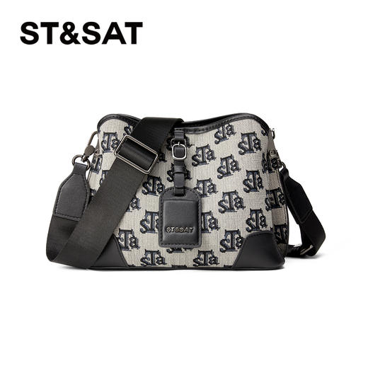 星期六经典复古老花斜挎包SS3521A306 商品图2