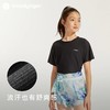 moodytiger24年夏新女童Lattice短袖夏季休闲圆领透气宽松T恤【H】 商品缩略图2