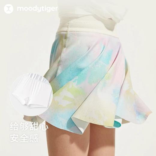 【24年夏新品】moodytiger儿童短裙24年夏季新款女童运动透气防走光短裙42211808 商品图2