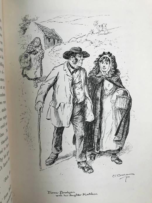 1902年 凯特·道格拉斯·威金《佩内洛普的爱尔兰经历》  C.E.布洛克数十幅插图 漆布精装32开 商品图12