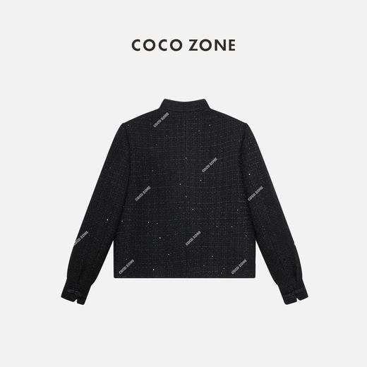 COCO ZONE2024“兰诺亭”小香风时尚百搭外套经典中式立领上衣24C10245 商品图1