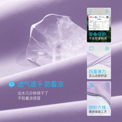fx-【冰感防晒 UPF50+】儿童透气插肩袖冰皮套装 PXTZ2403 商品图4