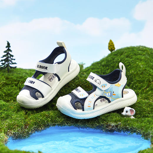 B.Duck小黄鸭童鞋夏季凉鞋22-30 B2583918 商品图1