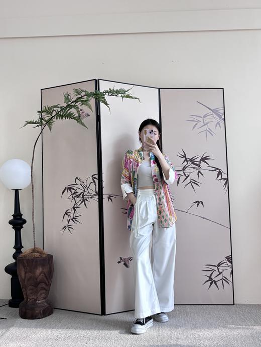 花花团特别定制——艺术手工感擦色一脚蹬帆布拖鞋  重工钉珠工艺精致美观  优雅特别、俏皮灵动 里垫牛皮、柔软加厚脚垫 懒人必备 好穿好走 三色可选、经典穿搭好物 商品图3