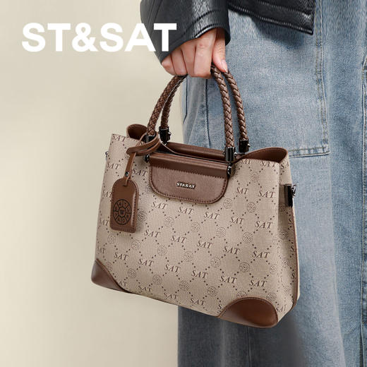 星期六老花系列大容量时尚手提包SS3521A313 商品图10