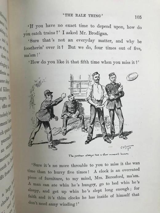 1902年 凯特·道格拉斯·威金《佩内洛普的爱尔兰经历》  C.E.布洛克数十幅插图 漆布精装32开 商品图11