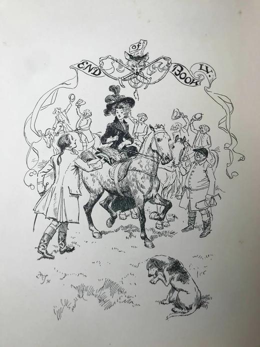 1896年 威廉·萨默维尔《追逐》 休·汤姆森约10余幅精美插图 漆布精装大32开 商品图11