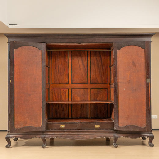 民国 红木四联玻璃门大衣橱 商品图1