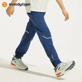 【24年夏新品】moodytiger儿童裤子防蚊裤夏款速干裤Air Supply空气裤32111301