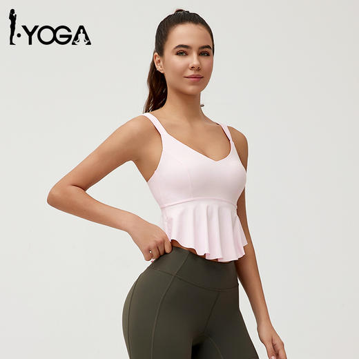 IYOGA 2024 高端运动背心带胸垫上衣 BRA087 商品图2