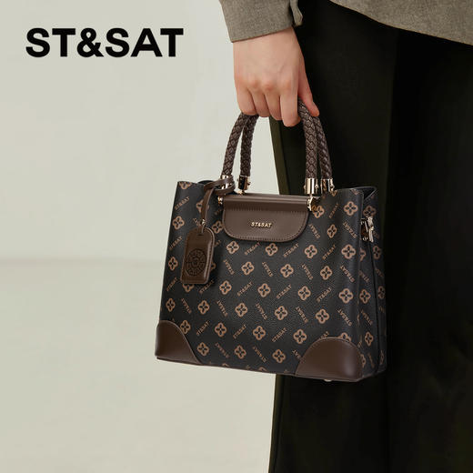 星期六老花系列大容量时尚手提包SS3521A313 商品图2