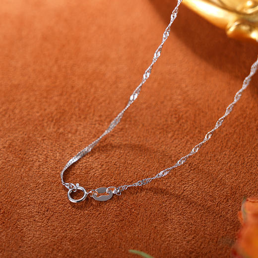 子佩集S925银【惊鸿照影】套链项链【D8180】纯银琥珀蓝珀 商品图3