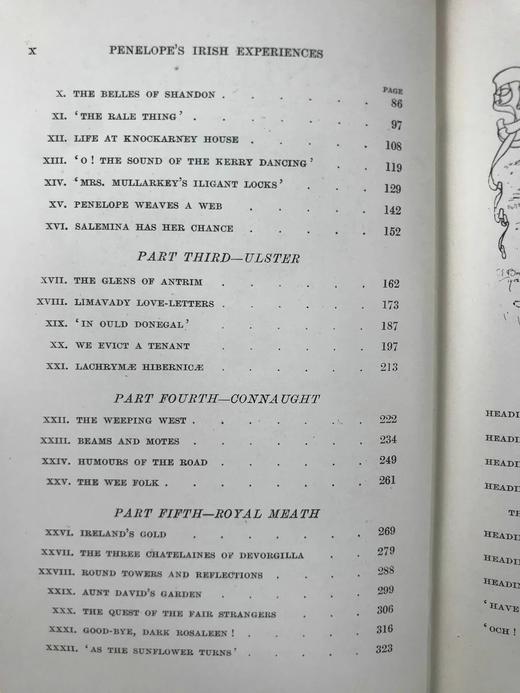 1902年 凯特·道格拉斯·威金《佩内洛普的爱尔兰经历》  C.E.布洛克数十幅插图 漆布精装32开 商品图4