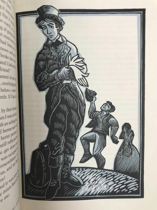 含藏书票限量版！狄更斯《远大前程》 配多幅木版画插图 豪华皮装18开 商品图5