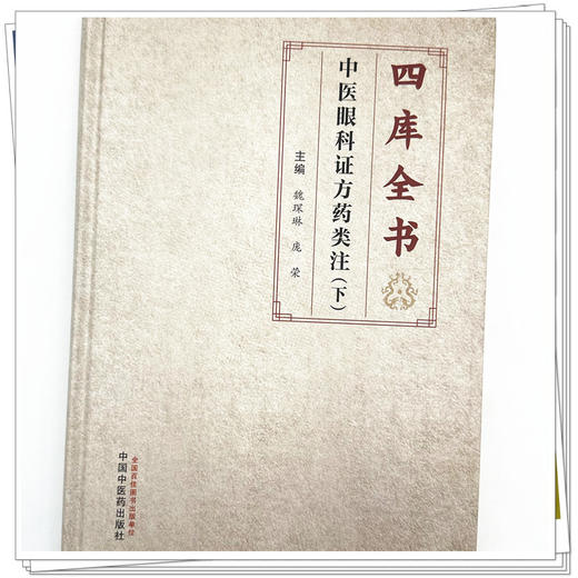 四库全书中医眼科证方药类注（下册）魏琛琳 庞荣 主编 中国中医药出版社 商品图4