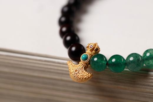 XYZT0513°绿洲|紫檀水晶手链手串 商品图3