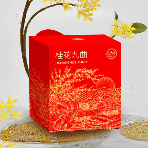 贡牌丨桂花九曲红梅 红茶 调味茶 30g（3g*10包） 商品图1