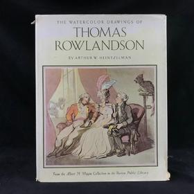 托马斯·罗兰森水彩画集 52幅插图 精装大16开