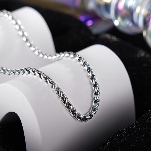 子佩集S925银仿古项链【YFXL029-22】【YFXL029-24】纯银素银2404 商品图0