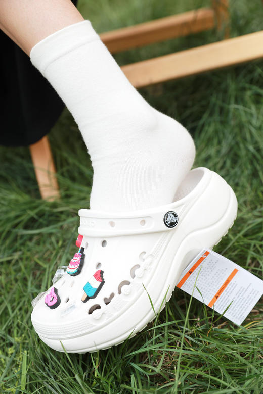 侧面好帅！！拍照好看の云彩洞洞鞋。软支撑裸足脚感凉鞋A042688 商品图8