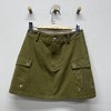 1-2&GD双侧口袋休闲A字短裙40301（绿） 夏季 402152032105 商品缩略图0