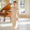 AD气质名媛范西装套装女总裁正装套裙2024夏季时尚韩版米色两件套 商品缩略图0