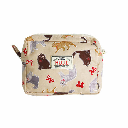 HUJI祤集Motley收纳包插画小猫小猫 商品图12