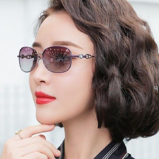 TZF-新款品牌高清太阳镜女小脸偏光墨镜优雅小框网红开车眼镜 商品图2