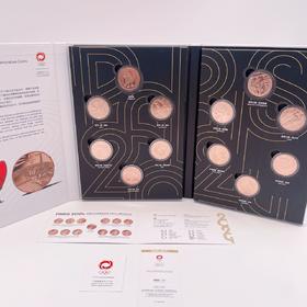 热卖中! ! ! 2024法国巴黎奥运会纪念币 彩色银币套装预售！