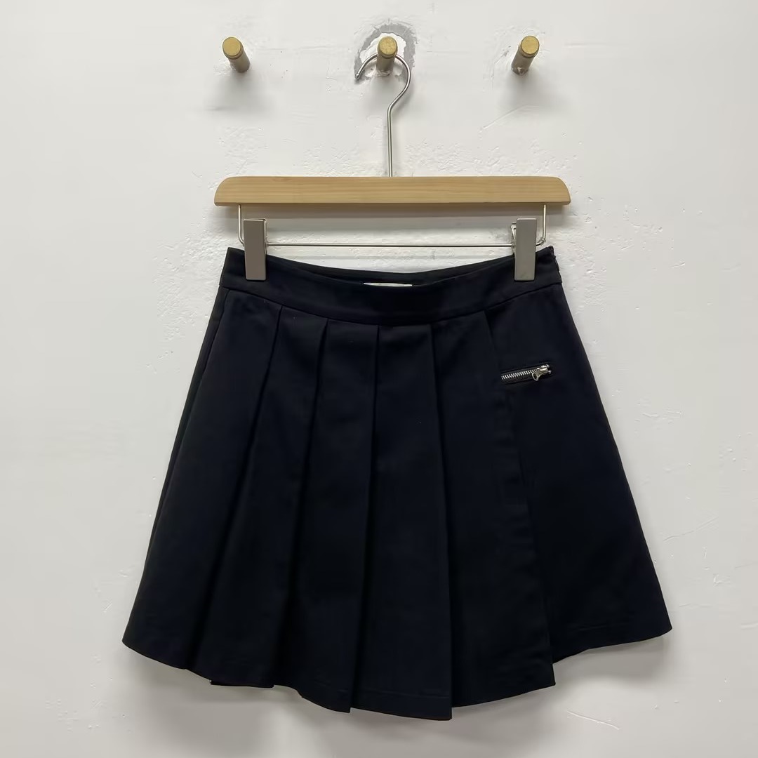 1-4GD贴标前褶皱摆裤裙40315（黑） 夏季 404152032105