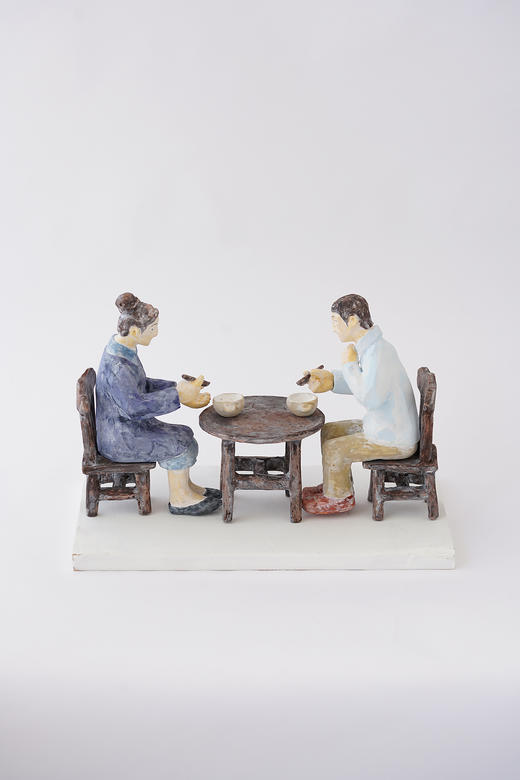 石原稔久34雕塑｜晨粥 商品图0