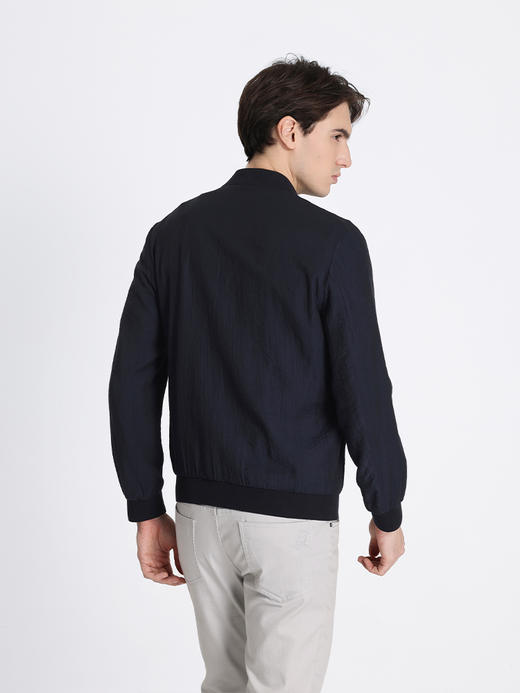 callisto藏青粘纤混纺夹克 STFEJ270Y 商品图2