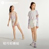 【24年夏新品】moodytiger女童运动裤24夏季新款个性印花宽松透气假两件裤子42211602 商品缩略图2