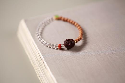 LSTX0177°风情·老山檀香+紫檀佛水晶手串手串 商品图1