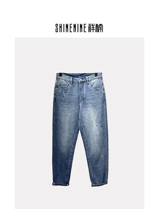 E321531529活力直筒牛仔裤 商品图0