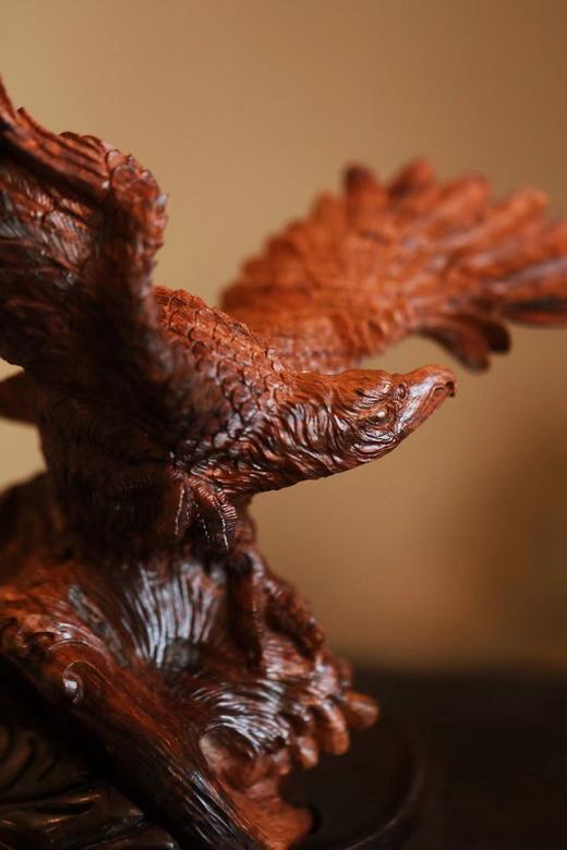 大展宏图°海黄木雕摆件 商品图3