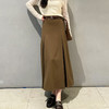 【百搭经典款】ESBACK复古半身裙高腰有垂感宽松A字挺阔版型 商品缩略图1