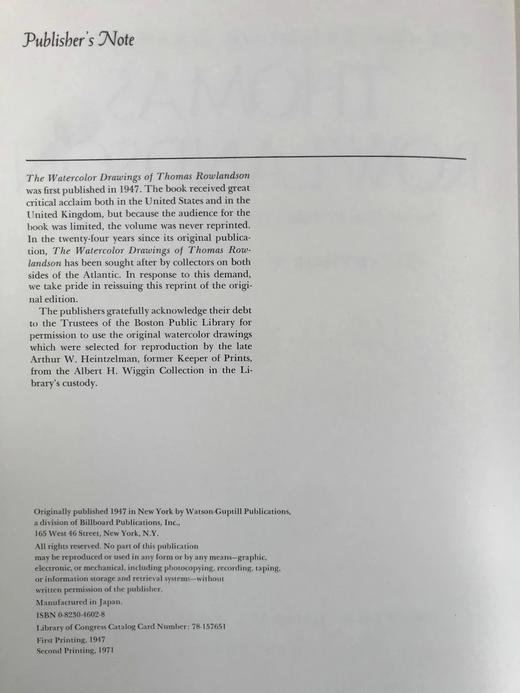 托马斯·罗兰森水彩画集 52幅插图 精装大16开 商品图4