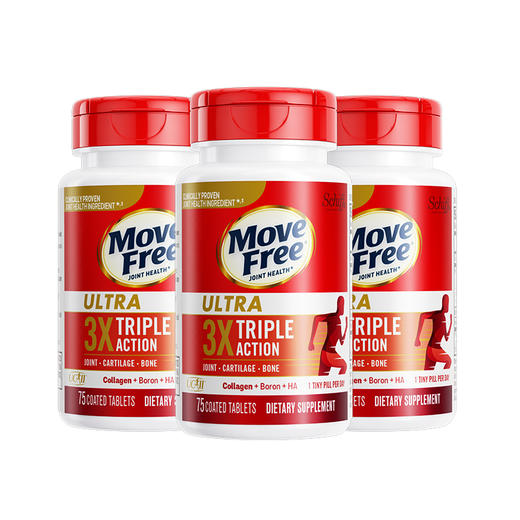 Move Free益节 UC2专利骨胶原轻养瓶75粒x3瓶 商品图0