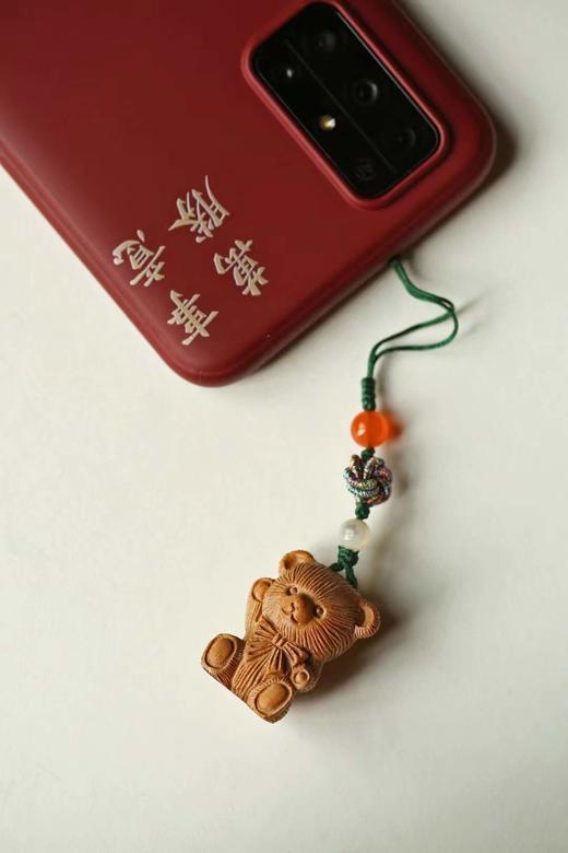 Hello小熊°老山檀香精致挂件 商品图1