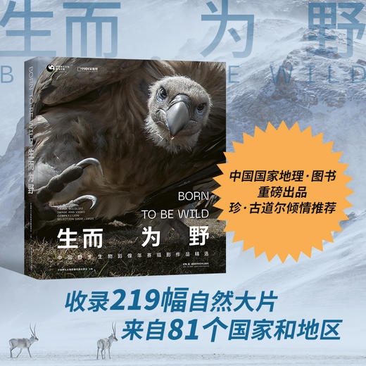 生而为野：中国野生生物摄影年赛摄影作品 全球精选219幅摄影佳作 看见生态美景野性自然  野生动物 自然景观 自然艺术 摄影画册 商品图0