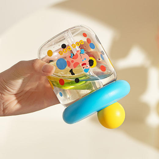 摩登主妇玻璃杯子办公室家用喝水杯女新款2024高颜值吸管杯牛奶杯 商品图3